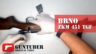 Brno ZKM 451 TGF Model 1 22LR  How to Disassembly and Reassembly Field Strip [upl. by Nnaecyoj]