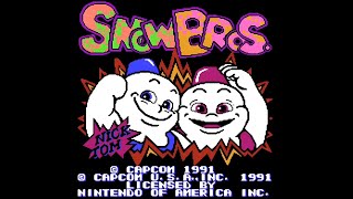 Snow Bros NES  Pleen Game [upl. by Kleeman74]