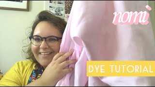 Rit Fabric Dye Tutorial  Light Pink [upl. by Suiradal]