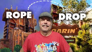 Rope Drop at Disney California Adventure [upl. by Giffard]