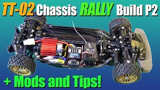 How to Build a Tamiya TT02 Chassis for Rally  Suspension Mods and Tips  Part 2 [upl. by Alihet]