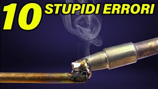 10 errori STUPIDI da EVITARE nella saldatura a stagno  ITA [upl. by Alpert]