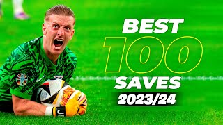 Best 100 Goalkeeper Saves 2024 HD  4 [upl. by Assener]