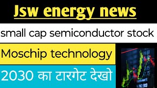 jsw energy share latest news  moschip technology share latest news  jswenergy [upl. by Abie93]