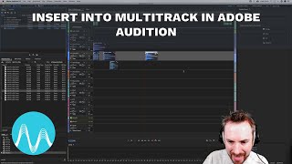 Insert into Multitrack in Adobe Audition [upl. by Honeywell118]