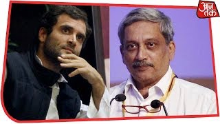 Rahul Gandhi Pays Tribute To Respected And Admired Leader Manohar Parrikar [upl. by Akemot965]