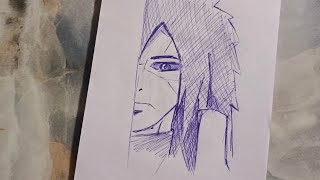 Lets Draw MADARA UCHIHA [upl. by Sitto]