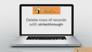 Delete rows with strikethrough format in Excel [upl. by Fleck]