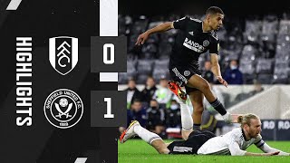 Fulham 01 Sheffield United  EFL Championship highlights  Ndiaye wonder goal wins it 🌪🔥 [upl. by Aynwat]