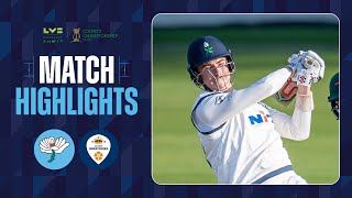 Highlights Yorkshire vs Derbyshire  Day One [upl. by Lombard]