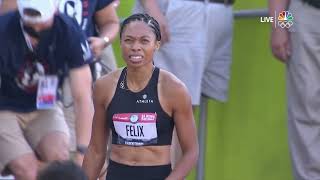 Allyson Felix Qualifies For Her Fifth Olympic Games [upl. by Shornick]