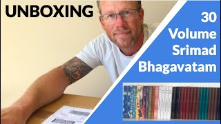 Srimad Bhagavatam Unboxing  30 Volumes [upl. by Lorant]