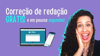 Correção de redação GRÁTIS e em poucos segundos  CIRA Corretor Inteligente de Redações Automático [upl. by Imeon]