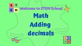 Math  Grade 5  Adding decimals [upl. by Iru]