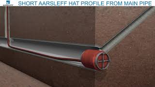 Short Aarsleff hat profile from main pipe [upl. by Refinaj]