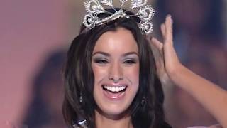 Crowning Moment Miss Universe 2005 [upl. by Yarled]