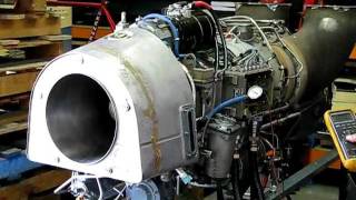 Test Starting a Turbomeca Turmo III Gas Turbine Engine [upl. by Russon]