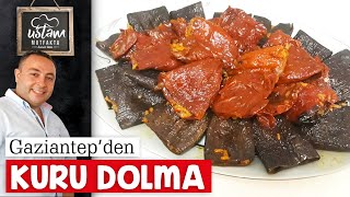 KURU DOLMA NASIL YAPILIR  PATLICAN VE BİBER DOLMASI  YÖRESEL TARİFLER  Eggplant dishes [upl. by Eelana]