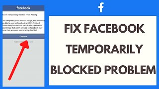 Fix Facebook Temporary Blocked Problem [upl. by Dabbs]