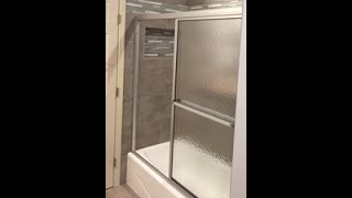 How to install a basic sliding tubshower door [upl. by Flora725]