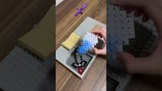 Enchanting Minecraft Netherite Sword BUT Lego [upl. by Buckley75]