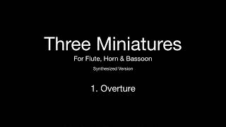 Three Miniatures for Flute Horn and Bassoon [upl. by Latin]