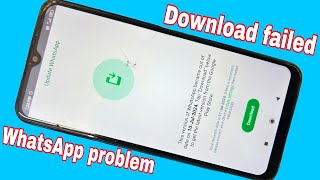 whatsapp download problem  whatsapp downloading document notification problem  download failed [upl. by Ackler325]