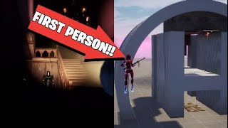 HOW TO CREATE A FIRST PERSON MAP IN FORTNITE CREATIVE TUTORIAL [upl. by Ffirahs]