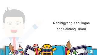 PagbibigayKahulugan sa mga Salitang Hiram [upl. by Neal]