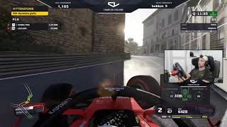 Charles LeClerc Baku Crash Comparison [upl. by Sherborn]