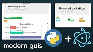 Making modern GUIs with Python and ElectronJS [upl. by Edyak]