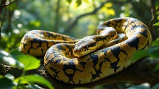 The Reticulated Python Malayopython reticulatus is one of the world’s longest and heaviest snake [upl. by Einna]