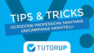 Iscrizione Professioni Sanitarie VANVITELLI [upl. by Etteneg]