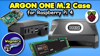 Argon ONE V2 M2 SATA SSD Raspberry Pi 4 Case Full Setup Guide [upl. by Siwel]