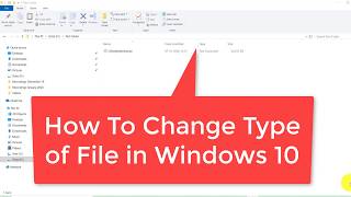 How To Change Type of File in Windows 10 Hindi Audio [upl. by Winnifred]