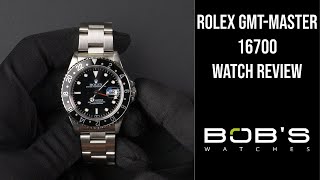 Rolex GMTMaster 16700  Bobs Watches [upl. by Bartosch]