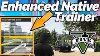 GTA V ENHANCED native trainer download sinhala [upl. by Elie]