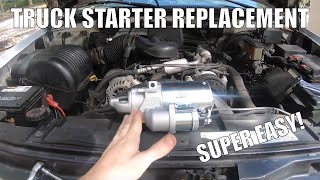 Chevy K1500 Starter Replacement [upl. by Carroll]