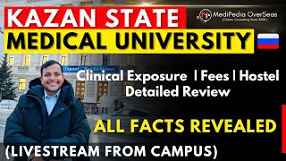 Kazan State Medical University Campus Tour Fees Hostel Vlog  MBBS in Russia [upl. by Asylem]