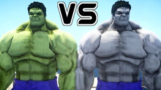 HULK VS GREY HULK  EPIC BATTLE [upl. by Einamrej]