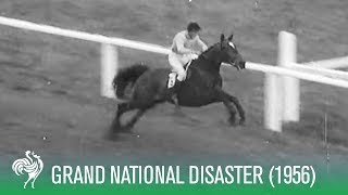 UNBELIEVABLE Finish at the Grand National Horse Race 1956  Sporting History [upl. by Grondin454]