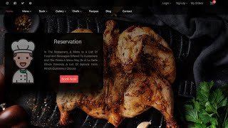 How to create an Awesome Website for a Restaurant Using HTML amp CSS [upl. by Attelra805]