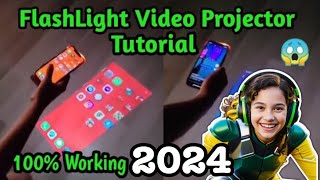 Flashlight Video Projector App for iPhone iPad iOS amp Android  Projector App for Mobile [upl. by Illom717]