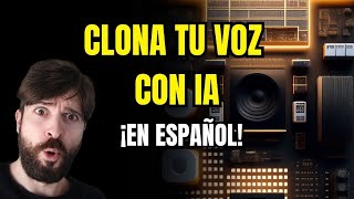 CLONA TU VOZ en Español con IA TEXTO a VOZ texttospeach  TUTORIAL eleven labs ai [upl. by Rosenkranz]