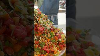 Rice and channa chaat food streetfood streetfoodspeshawar chana chanachaat rice fruitchaat [upl. by Rehsa]