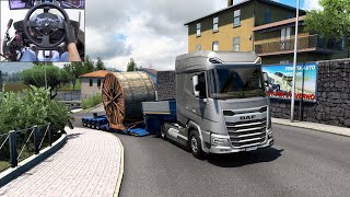 2021 DAF XG  Euro Truck Simulator 2  Thrustmaster T300RS gameplay [upl. by Rana50]