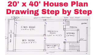 how to draw house plan  Ghar Ka Naksha Kaise Banaye  Makan Ka Naksha  House Plans [upl. by Polly]