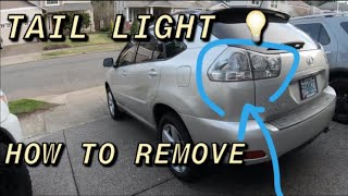 HOW TO REMOVE TAIL LIGHT 2003  2009 LEXUS RX 330 [upl. by Aurthur]