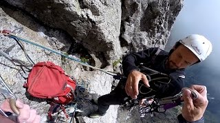 Tatry climbing  Lomnicky stit  quotHokejkaquot [upl. by Laurella]