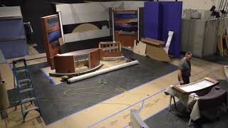 WXXV NEWS 25 TimeLapse Build [upl. by Kirit]